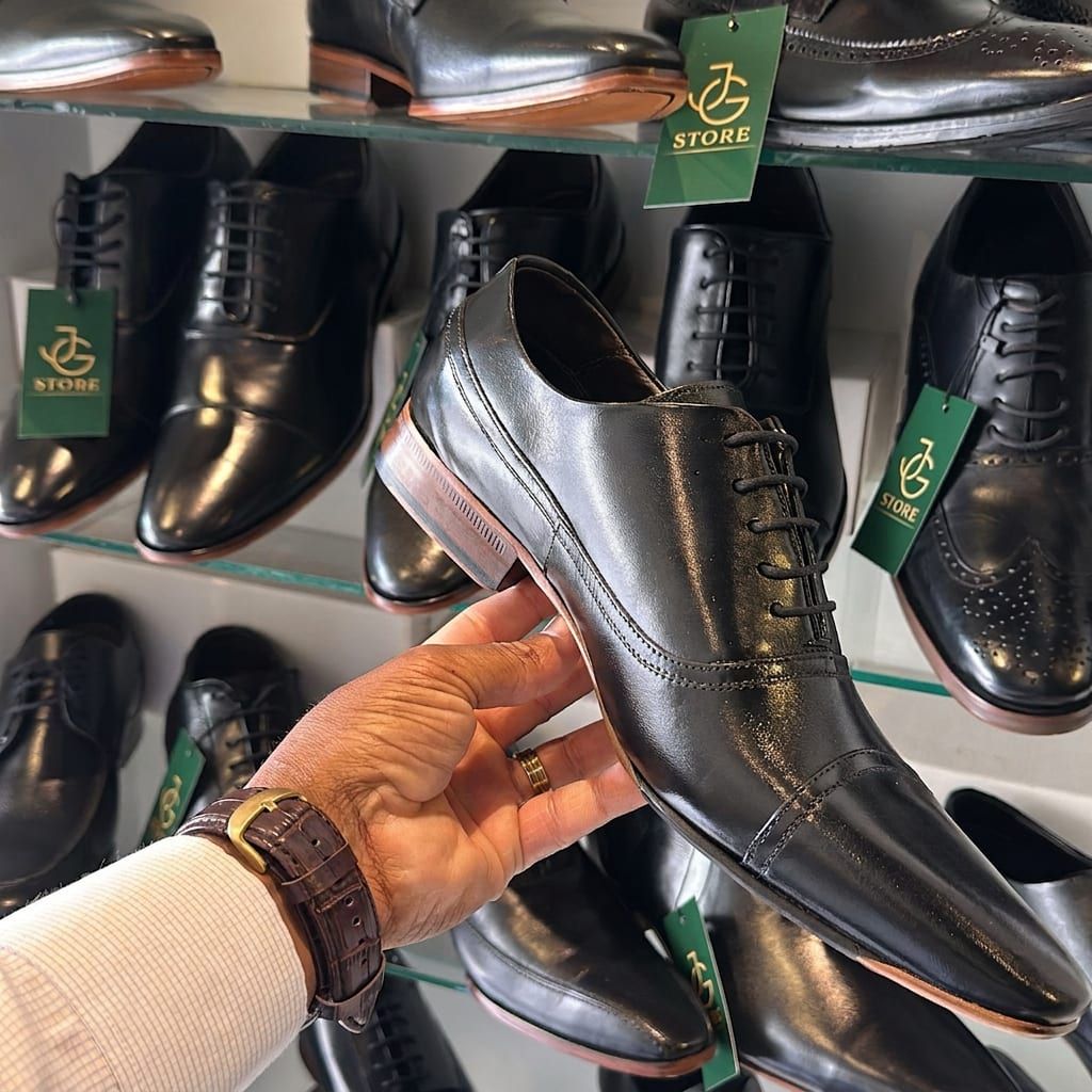 Oxford Cap Toe Preto